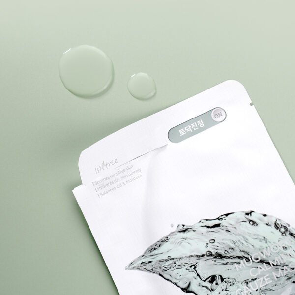 Isntree Mugwort Calming Gauze Mask Sheet 10P - Image 3