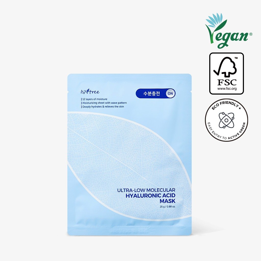 Isntree Ultra Low Molecular Hyaluronic Acid Mask Sheet 10P