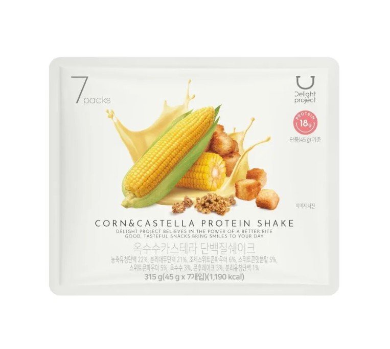 Delight project Corn & Castella Protein Shake