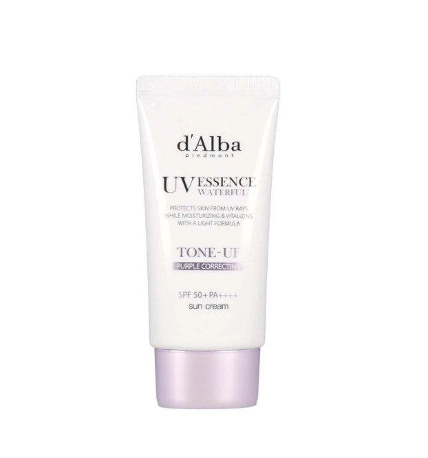 dAlba Waterfull Tone-Up Sun Cream Purple