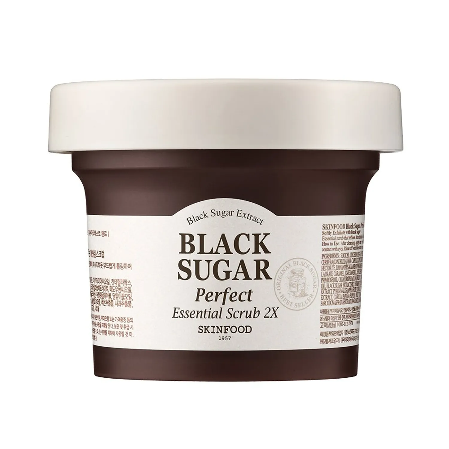 SKINFOOD Black Sugar Perfect Essential Scrub 2X 210g